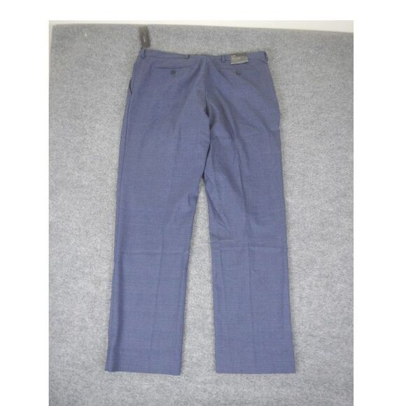 Banana Republic Stretch Slim Fit Blue Dress Pants‎ Men's 35x32 Professional NWT - Picture 13 of 14